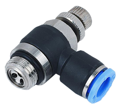 PSE-G,SPEED CONTROLLER, Pneumatic Fittings with BSPP thread, Air Fittings, one touch tube fittings, Pneumatic Fitting, Nickel Plated Brass Push in Fittings